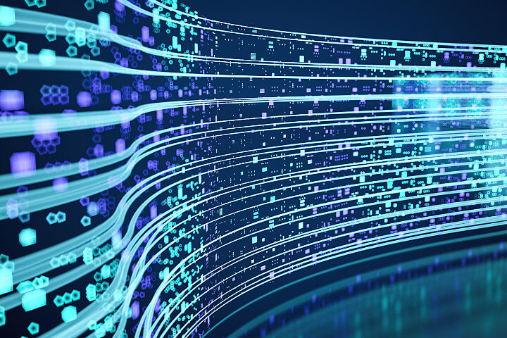Graphical representation of a data stream for understanding 99.999% Uptime of FluentStream's phone system reliability